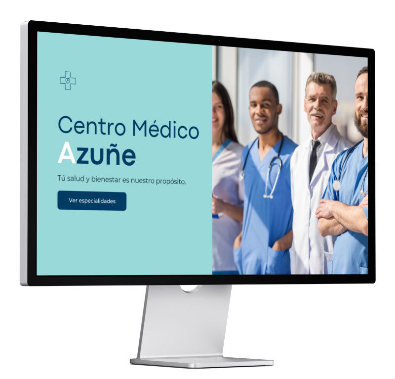 presupuesto-marketing-para-clinicas Mockup web de centro medico